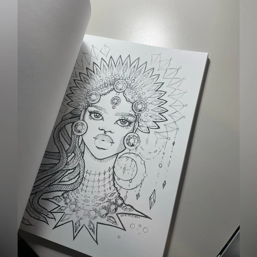 Coloring book for adults. 40 pages new Nataliya’s art therapy volume 1 - Picture 5 of 6